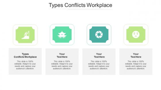 Types conflicts workplace ppt powerpoint presentation infographic template objects cpb