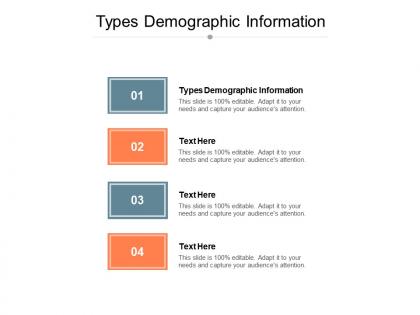 Types demographic information ppt powerpoint presentation ideas professional cpb