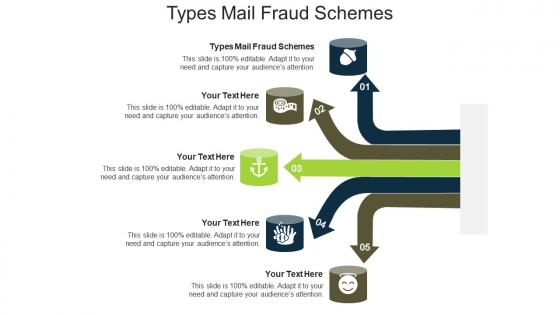 Types mail fraud schemes ppt powerpoint presentation infographic template portrait cpb