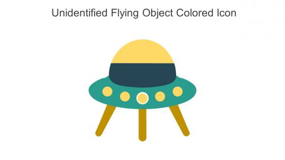 Unidentified Flying Object Colored Icon In Powerpoint Pptx Png And Editable Eps Format