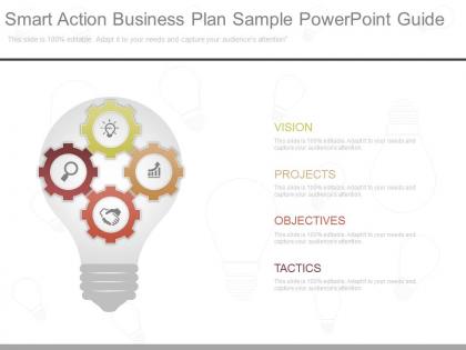 Unique smart action business plan sample powerpoint guide