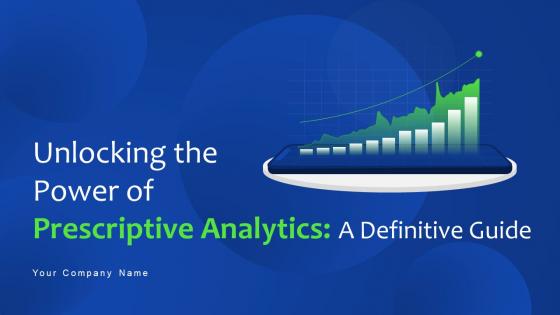 Unlocking The Power Of Prescriptive Analytics A Definitive Guide Data Analytics CD