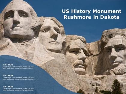 Us history monument rushmore in dakota