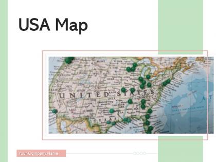 Usa map digitally created state division locations percentages