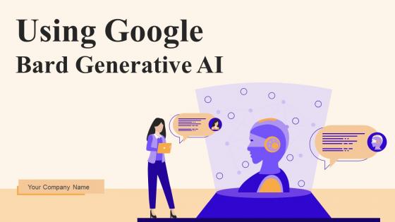 Using Google Bard Generative AI Powerpoint Presentation Slides AI CD V