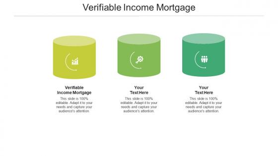 Verifiable income mortgage ppt powerpoint presentation gallery information cpb