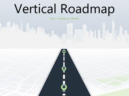 Vertical Roadmap Timeline Development Marketing Product Research Business Organizational