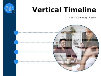 Vertical timeline business analytics project scoping through quarterly