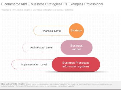 View e commerce and e business strategies ppt examples professional