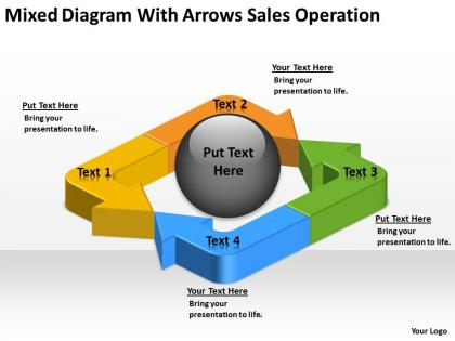 Vision business process diagram sales operation powerpoint templates ppt backgrounds for slides 0522