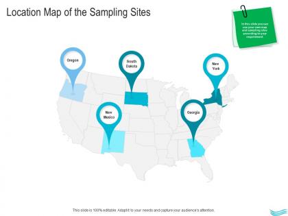 Water management location map of the sampling sites ppt guidelines