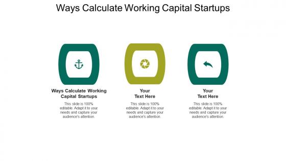 Ways calculate working capital startups ppt powerpoint presentation summary guide cpb