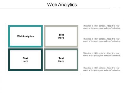 Web analytics ppt powerpoint presentation pictures clipart images cpb