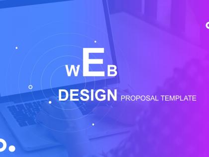 Web design proposal template powerpoint presentation slides