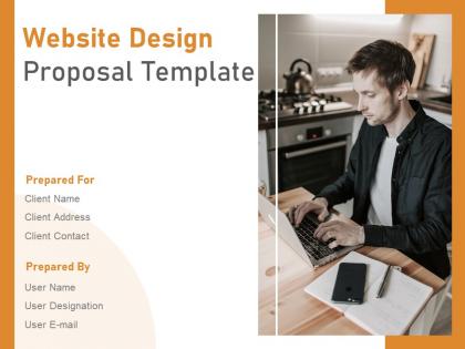 Website Design Proposal Template Powerpoint Presentation Slides