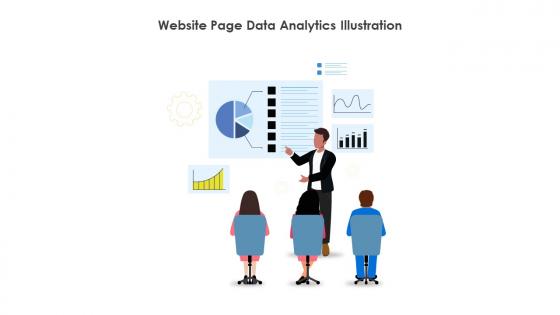 Website Page Data Analytics Illustration