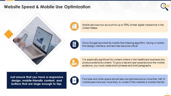 Website Speed and Mobile Use Optimization Edu Ppt