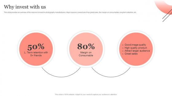 Why Invest With Us Portable Printer Investor Fund Raising Pitch Deck