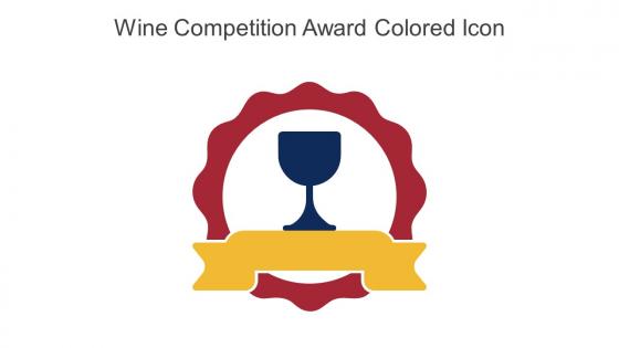 Wine Competition Award Colored Icon In Powerpoint Pptx Png And Editable Eps Format