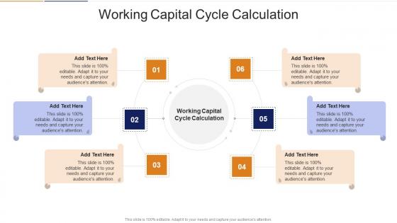 Working Capital Cycle Calculation In Powerpoint And Google Slides Cpb