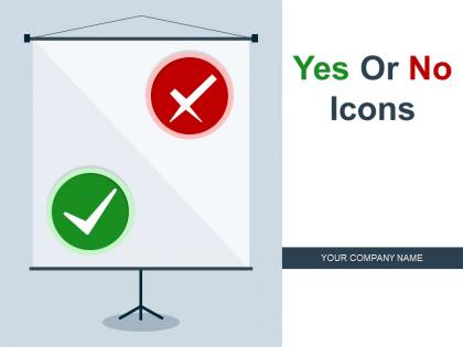 Yes Or No Icons Employee Marking Charts Rotating Switch Board Confusion