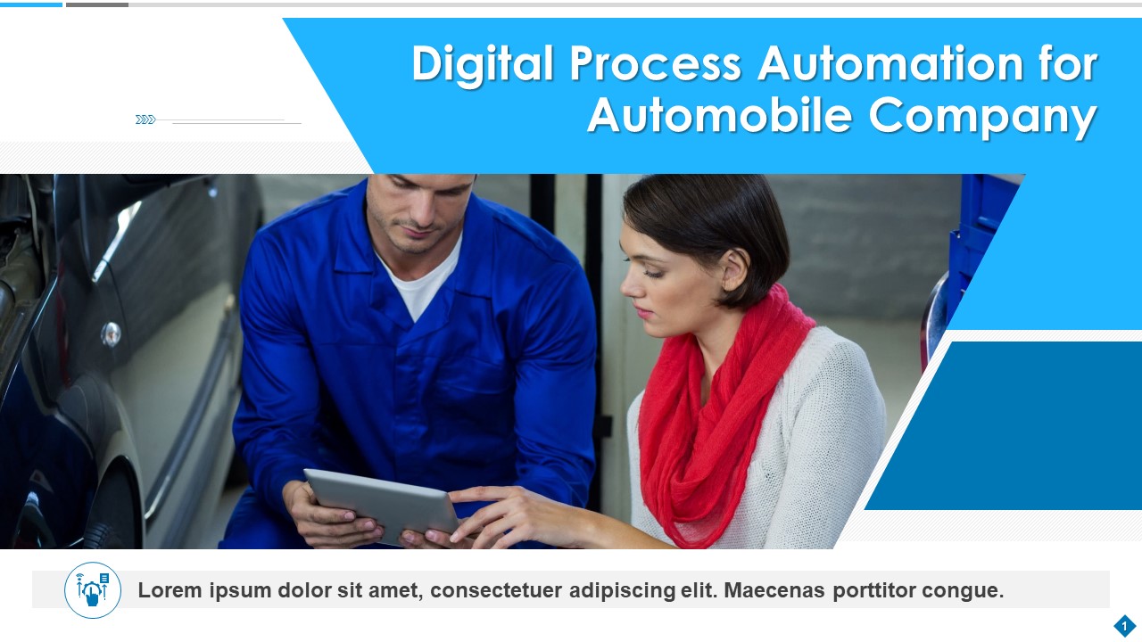 Digital Process Automation for Automobile Company